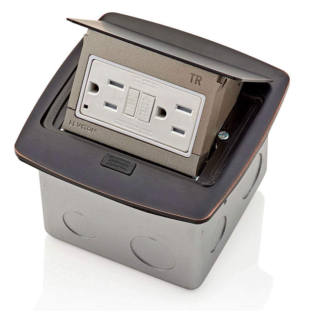 Leviton Pop-Up Floor Box with 15