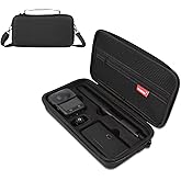 WOKEMA Father&I Hard Carrying Case for DJI Osmo 360 Camera Waterproof, Shockproof & Dustproof Protective Storage Lightweight Travel Case for Outdoor Adventures, Travel & Sports Enthusiasts (Black)