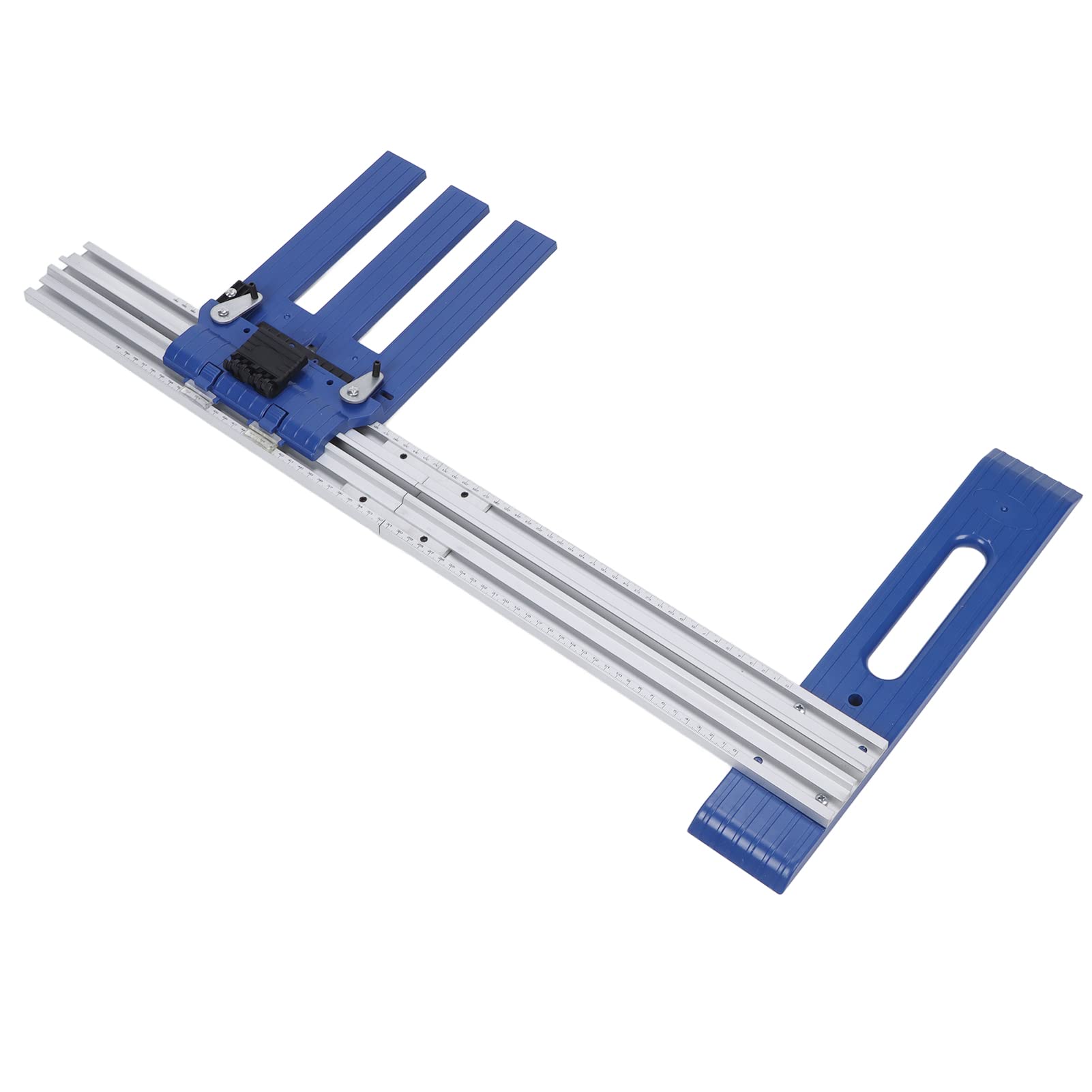 Woodworking Cutter Guide Rail, Multifunctional Aluminum Alloy Circular Saw Track with 0-65cm Cutting Range for Carpenter