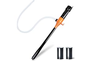 Jecatiy Portable Power Battery Pump, Battery Operated Electric Siphon Pump for Gas, Fuel, Diesel, Water Transfer 2.2 GPM, Fuel Transfer Pump, Gas Pump for Gas Can, Easy to Use Hand Fuel Pump