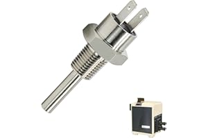 RURBRIN 42001-0053S Heater Thermistor Compatible with Pentair Sta-Rite MasterTemp Max-E-Therm Pool and Spa Heater Elecrical System, Stainless Steel Material, White