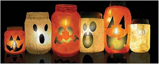 Amazon Com Ohio Wholesale Radiance Lighted Pumpkin Jar Canvas Wall Art From Our Halloween Collection Prints Posters Prints