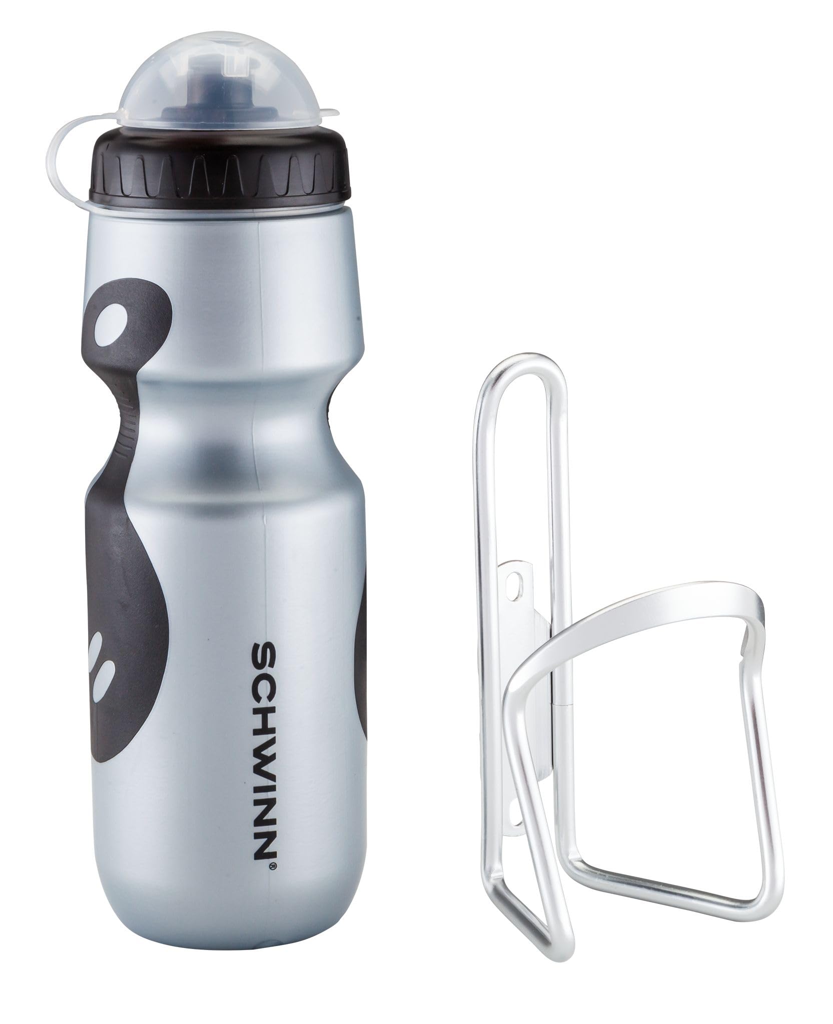 Schwinn Bike Waterbottle Holder, Cage, with Water Bottle, One Size, (SW528A-2)