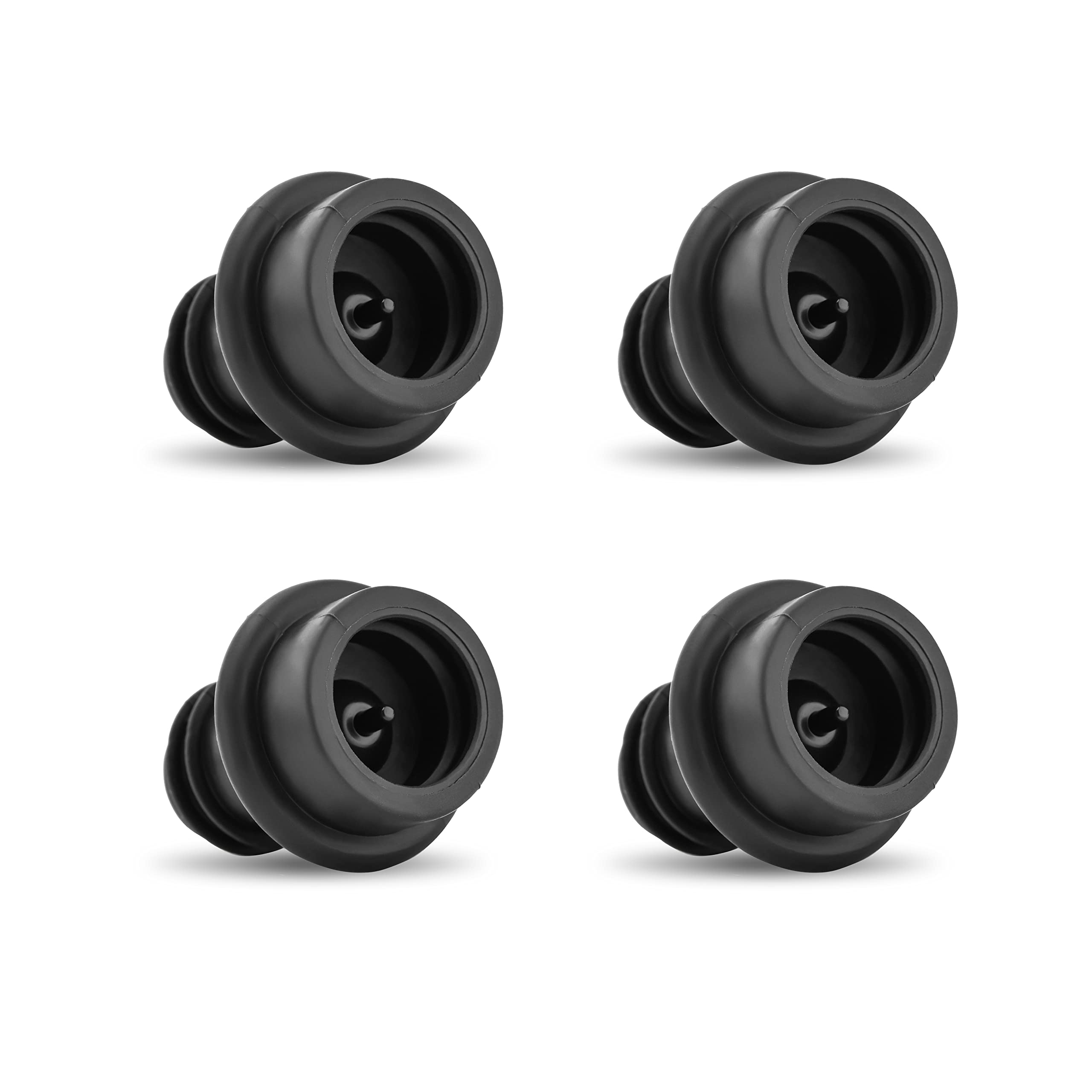 OWO Wine Saver with 4 Vacuum Stoppers, Wine Stopper, Reusable Bottle Sealer Keeps Wine Fresh (4 Stoppers)