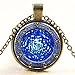 Stargate Atlantis Necklace,Stargate Portal SG1 Pendant,Stargate Necklace, Glass cabochon pendant, birthday gift,Gifts for her