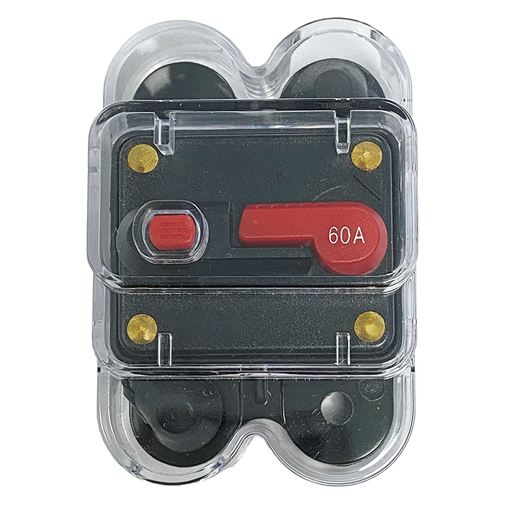 Offgridtec® DC Manual Circuit Breaker 12V 24V 48V 60A IP56 Overload Short Circuit