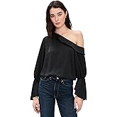 Ramy Brook Women's Sammy One-Shoulder Satin Top