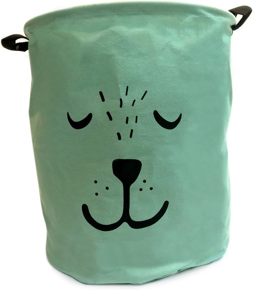 Cre8tivePick Cute Bear Laundry Hamper Basket, Kids toy storage, Cotton