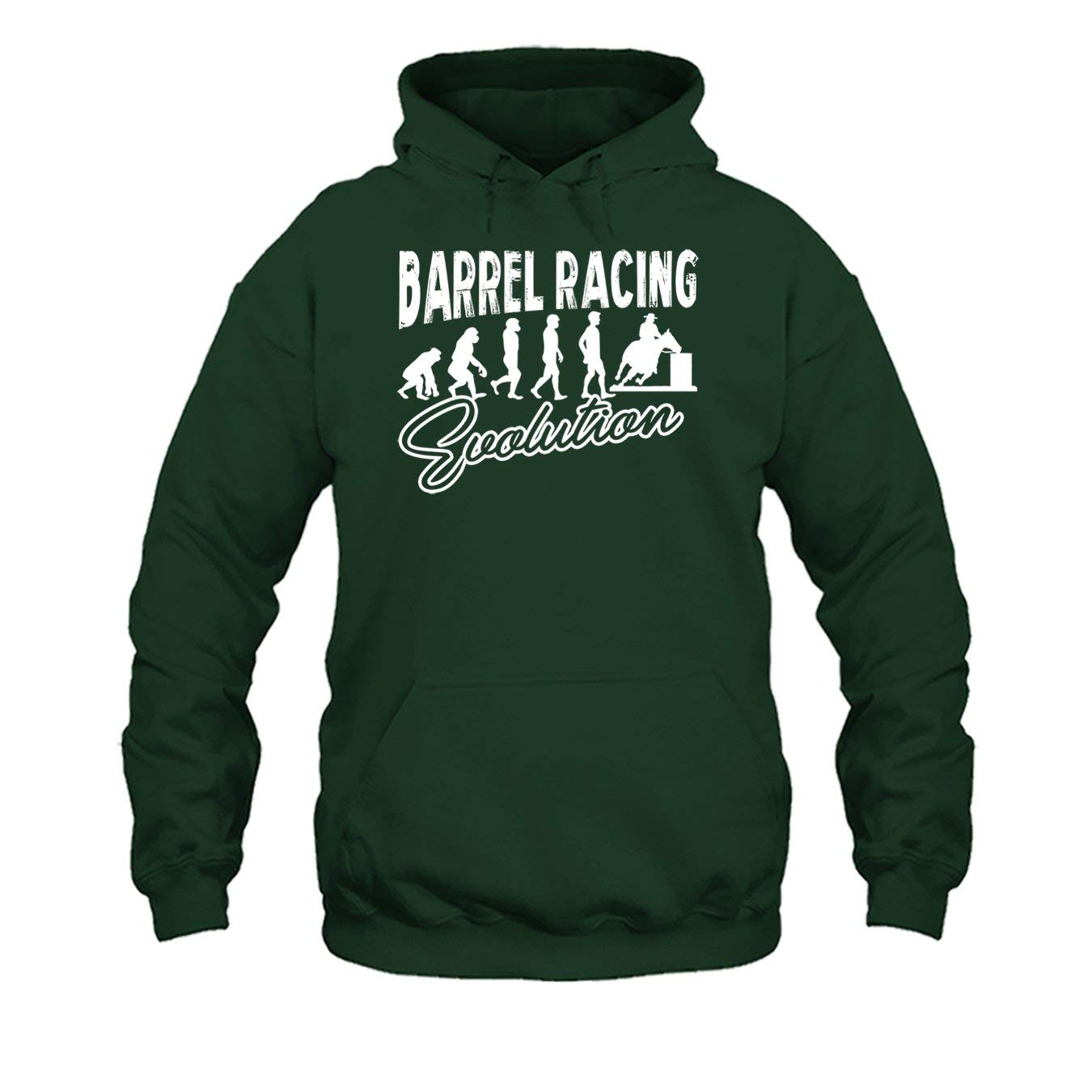 Men Hoodie Sheep Fly Barrel Racing 