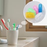 SZCXDKJ 5 Pcs Portable Toothbrush Head Covers for Travel & Outdoor Use view 5