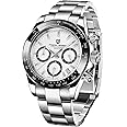 RollsTimi Pagani Design Men's Watch Multifunction Men's Sports Clock Quartz Chronograph Japan VK63 Movement Stainless Steel Strap Automatic Date