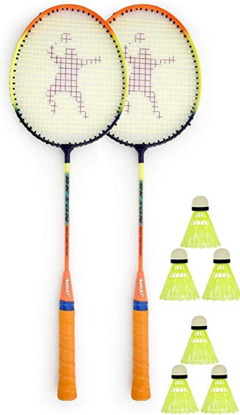double string badminton racket