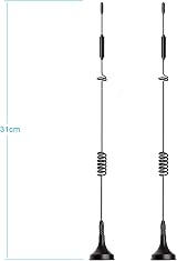 Bingfu 8dBi 4G LTE TS9 Antenna 2-Pack Magnetic Base for MiFi Hotspot Router view 3