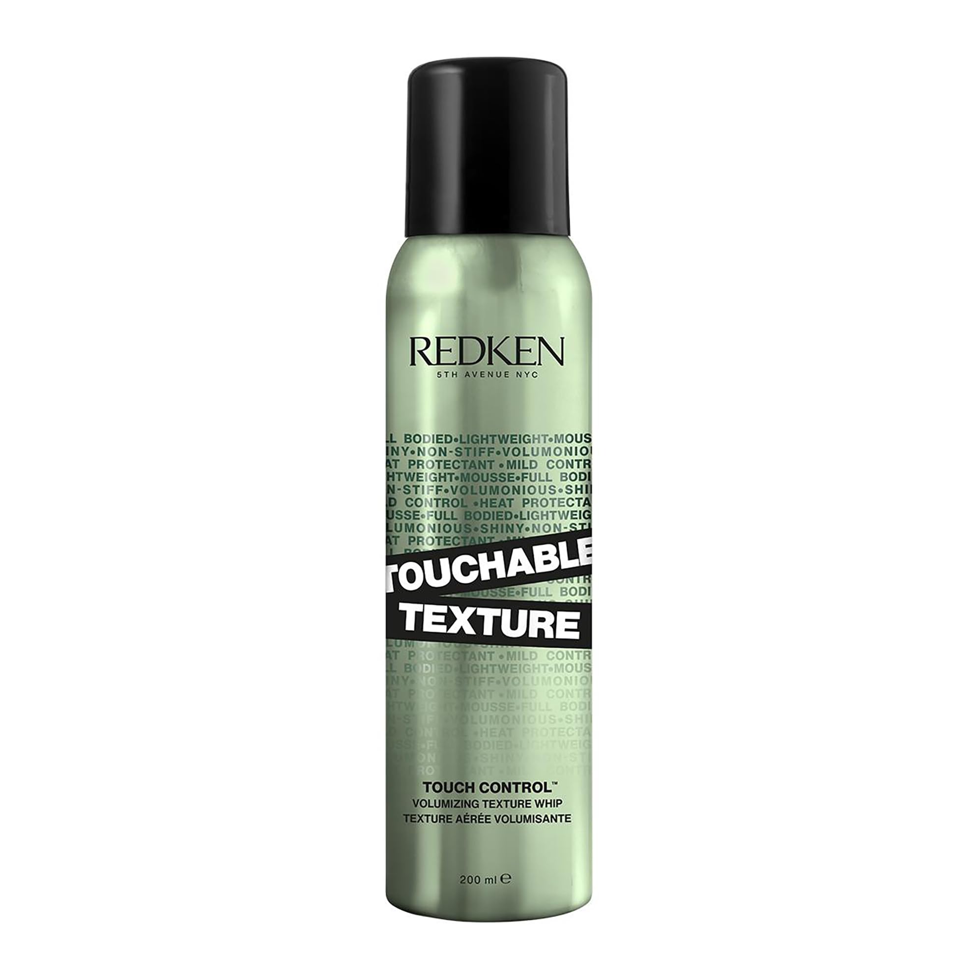 REDKEN Touchable Texture, Volumising Foam for Long-Lasting Shine and a Strong, Flexible Hold, 200ml