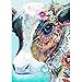 SWEETHOMEDECO Diamond Painting, Paint with Diamonds, Colorful Cow DIY Diamond Painting Kit, Full Drill, 12