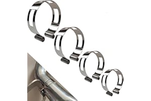 Stainless Steel Exhaust Band Clamp, Tack Welding Fabrication Tool (2" 2.5" 3" 3.5" (4pack))