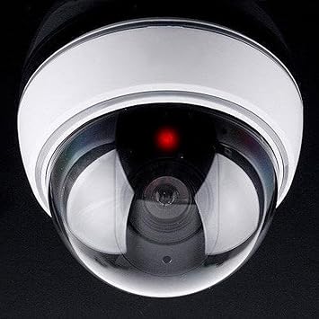 Clomana Realistic Look Dummy Security Fack CCTV Camera for Home Office,Shop, School, Company, Multi