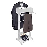 JINHZIXIU Wood Suit Rack Suit Stand for Man and