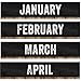 Schoolgirl Style Industrial Chic 95-Piece Calendar Bulletin Board Set, Farmhouse Monthly Calendar with Numbers, Birthdays and More, Rustic Farmhouse Calendar Bulletin Board Set for Classroom