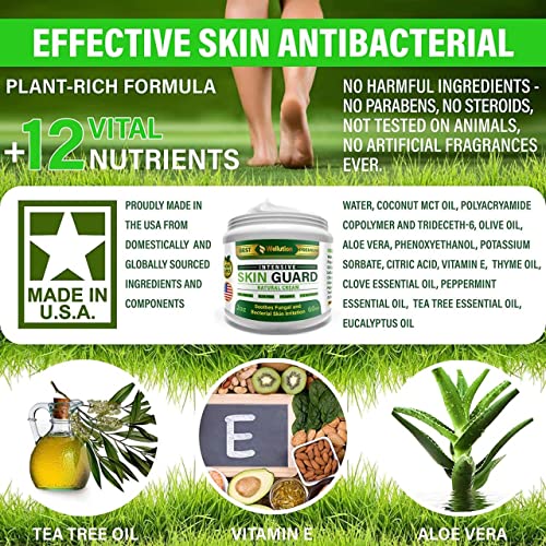 WELLUTION Antifungal Cream Natural Athletes Foot Treatment Supports