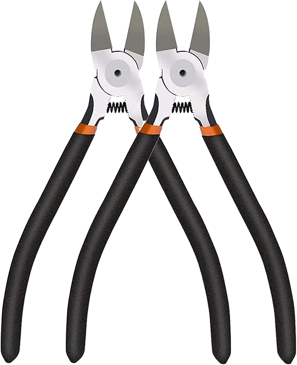 BOENFU 2 Pack 6 Inch Flush Cutters Wire Cutters Precision Side Cutter Ultra