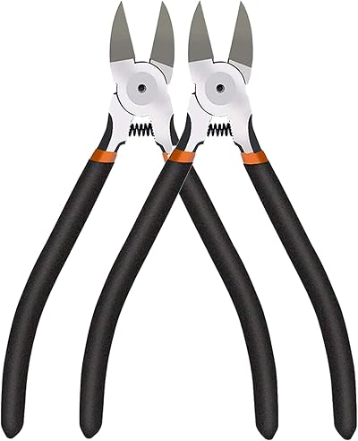 BOENFU 2 Pack 6 Inch Flush Cutters Wire Cutters Precision Side Cutter Ultra
