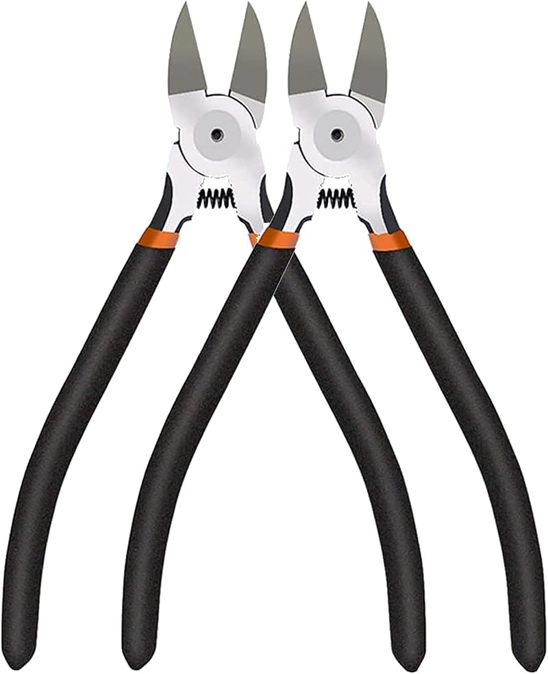 BOENFU 2 Pack 6 Inch Flush Cutters Wire Cutters Precision Side Cutter Ultra