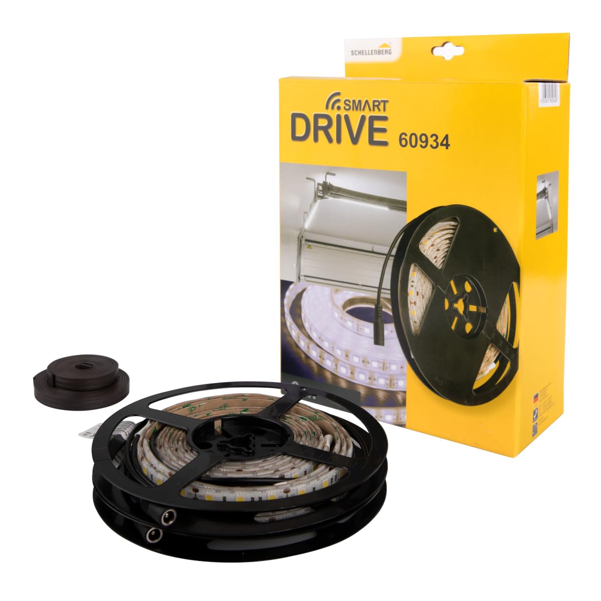 Schellenberg 60934 Strip 6 Gate Operators Smart Drive M, L, XL, 7200 Lumen, Cool White, LED Garage Lighting, Zubehör Action