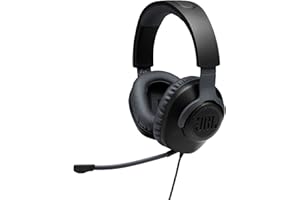 JBL Quantum 100 - Wired Over-Ear Gaming Headphones - Black, Large