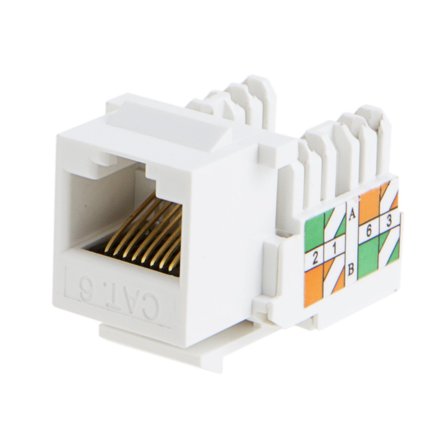 RJ45 Modular Coupler for Panel Connection,Cat6 8P/8C Female to Female