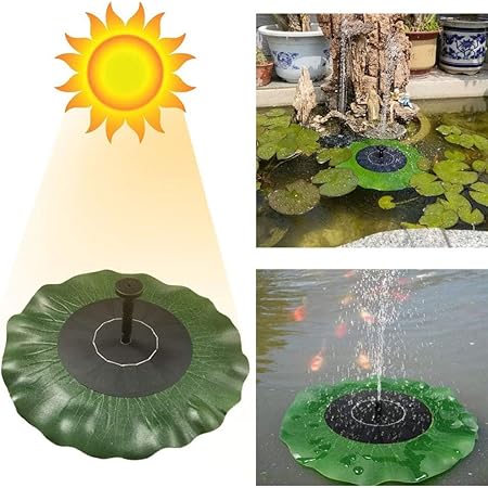 Oulian Solar Powered Fountain Pump 8v 1 4w 200l H Solar Water Pump Floating Fountain Panel Solar Fountain Pump Bird Bath Fountain For Garden Fish Tank Bird Bath Garden Fountain Amazon Co Uk Garden Outdoors