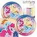 My Little Pony Party Plates and Napkins Serves 16 With Birthday Candles