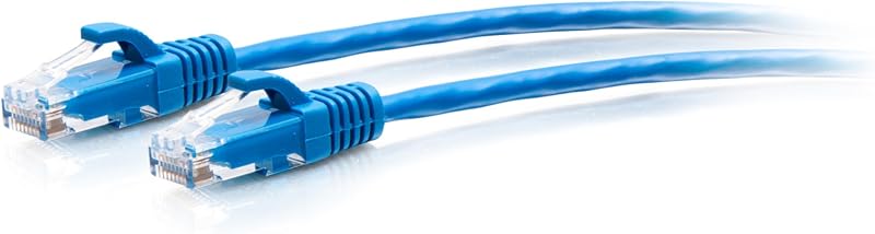 C2G 0.6M (2Foot) CAT6A Extra Slim Flexible Ethernet Cable 10Gbps for Router TV