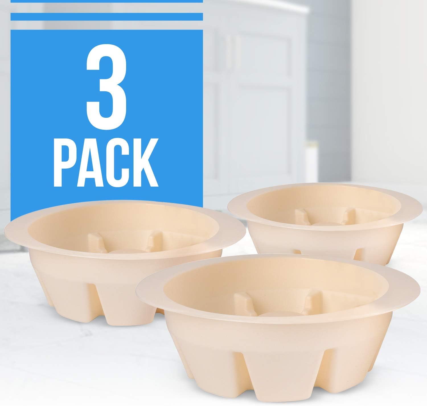 Universal Toilet Plunger Holder Drip Tray Caddy Pack of 3, Hygienically Holds All Sink & Toilet Plungers, Allows Water to Evaporate Easily, Low Profile Design, Perfect for Kitchens and Bathrooms: Kitchen & Dining