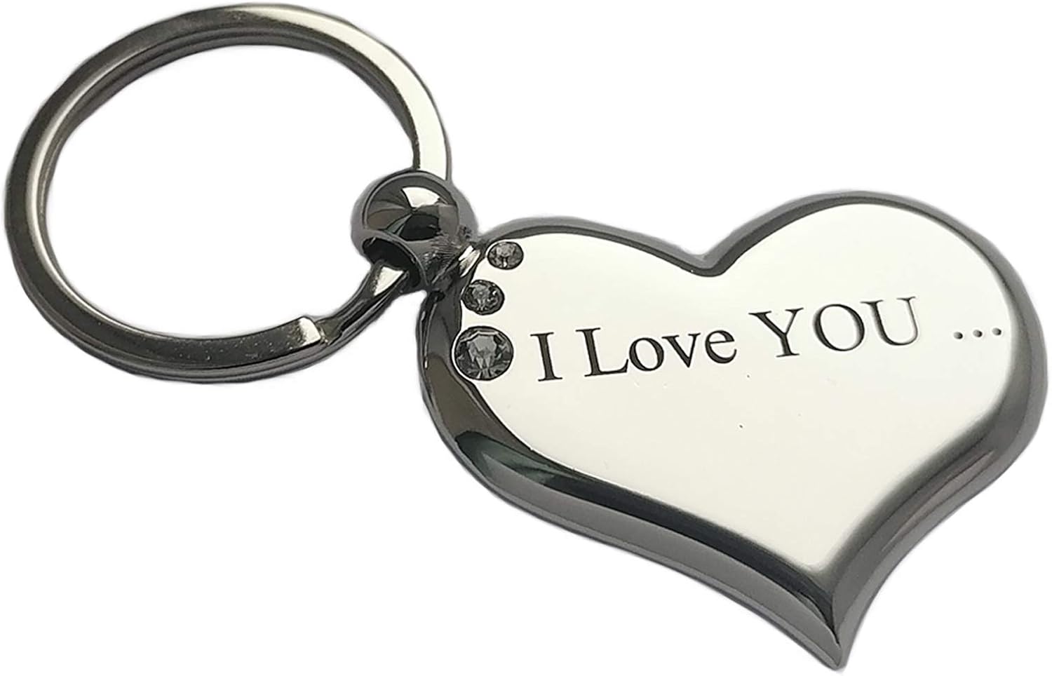 LT I Love You to the Moon and Back Metal Keyring - Romantic Valentine's Gift for Her or Anniversary Present for Wife and Girlfriend - Image 5
