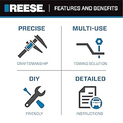 REESE Towpower 74059 Towing Safety Chain, 5,000