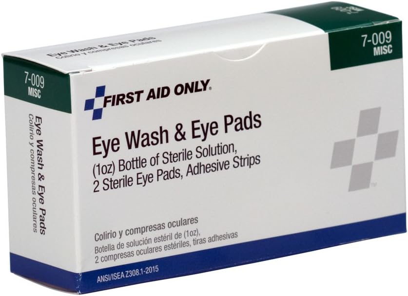 First Aid Only 7-009 5 Piece Eye Wash Kit: Industrial & Scientific