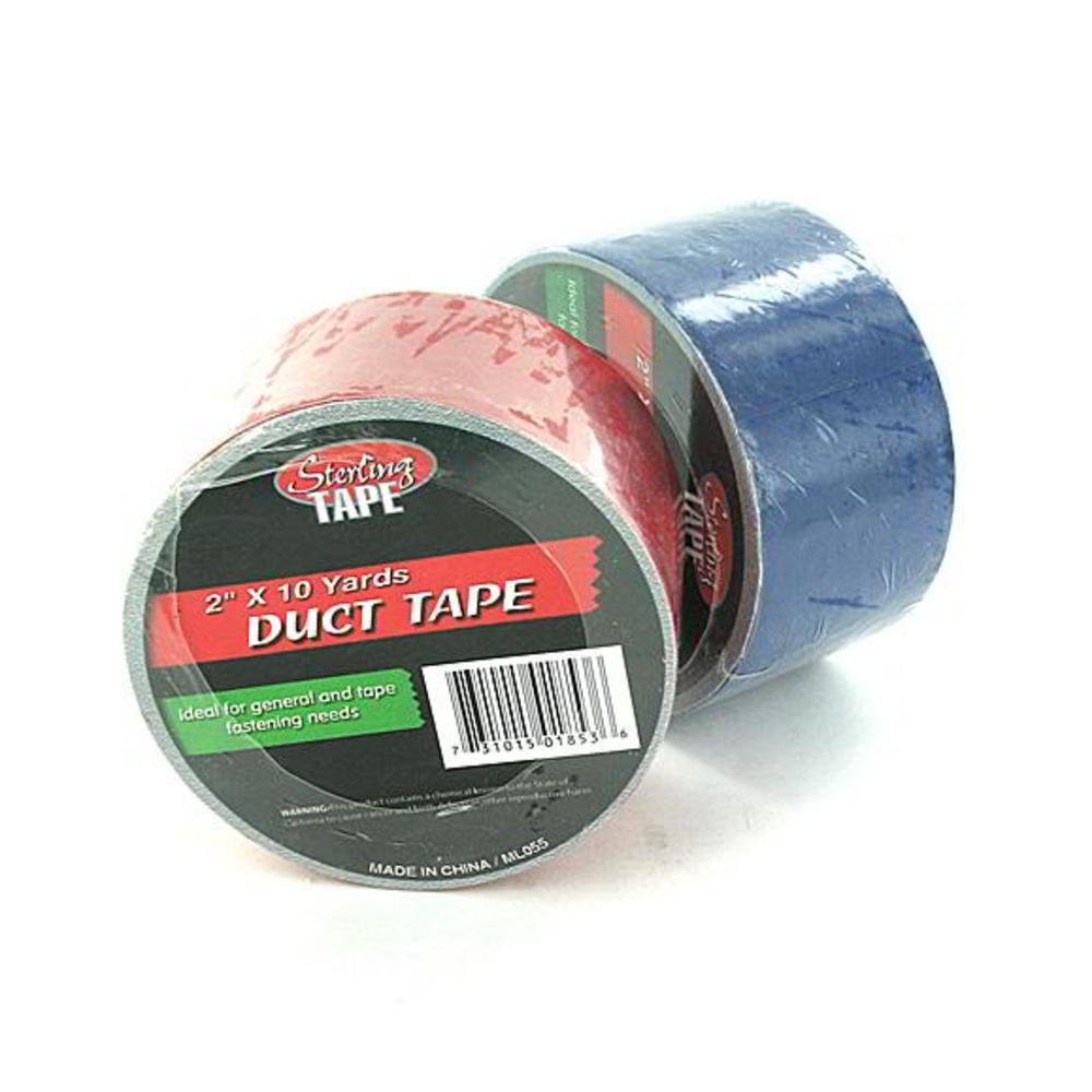 50 Rolls of Assorted Colored Duct Tape 2" x 10 Yards