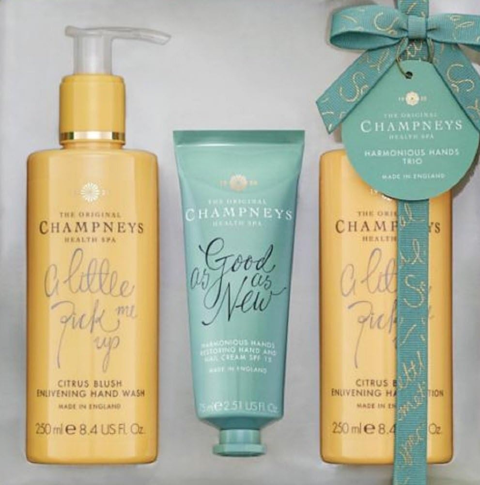 Champneys Citrus Blush Hand Care Trio Gift Set Amazon.co.uk Beauty
