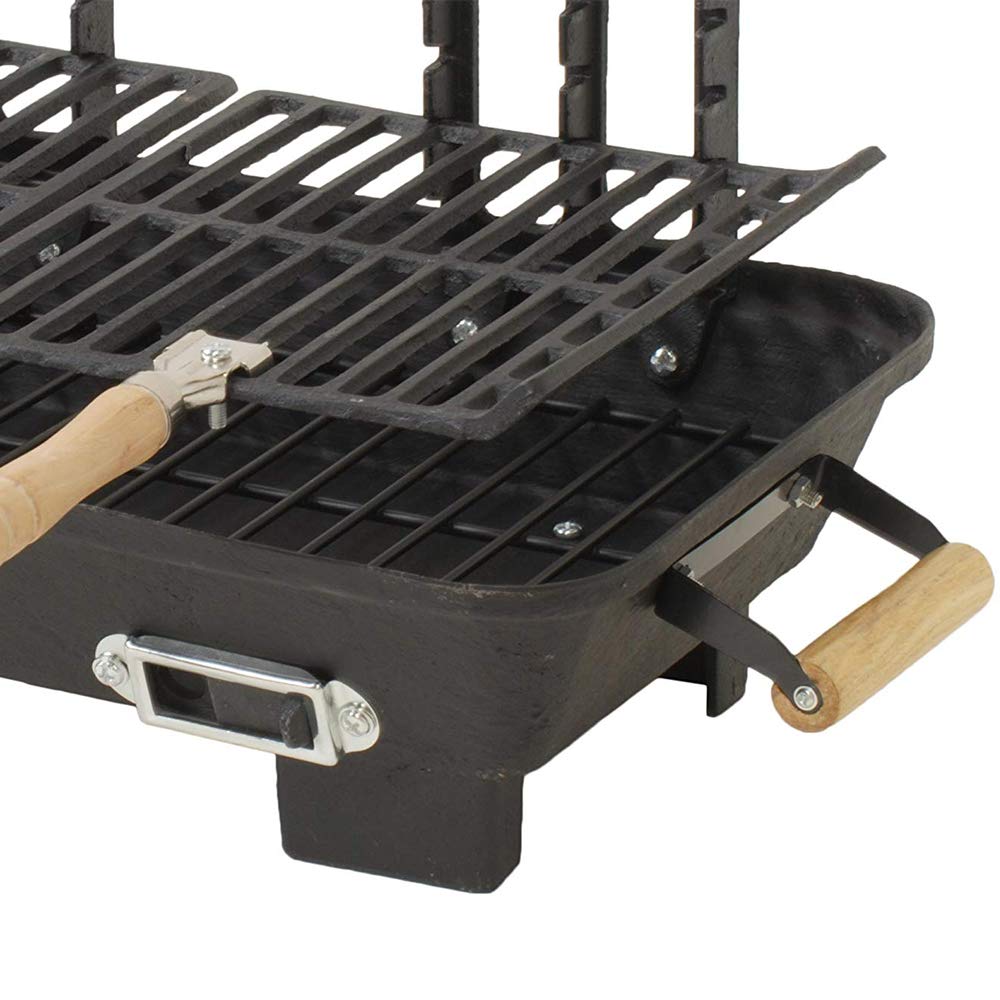 marsh allen cast iron hibachi charcoal grill