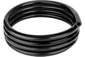 EVIL ENERGY 5/8" Silicone Heater Hose Radiator Coolant Hose Straight SAE J20R3 CLASS-A 60PSI 10FT Black