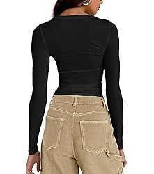 Abardsion Women's Long Sleeve Shirts Spring 2025