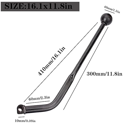Motorcycle Hand Gear Lever Shifter Handle, 135 Degree Universal