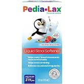 Pedia-Lax Liquid Stool Softener for Kids, Ages 2-11, Berry Flavor, 4 Fl Oz