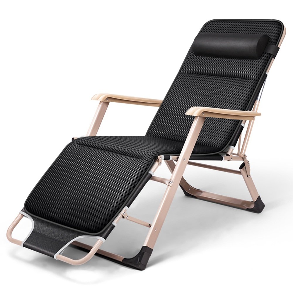 Both Sides Tube Teslin 4d Cotton Folding Deck Chair