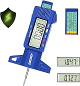 GODESON Blue Digital Tyre Tread Depth Gauge 0-25.4mm Large LCD UK view 9