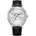 marvin Automatic Watch Swiss Movement Mechanical Luxury Watches for Men in Stainless Steel with Rubber and Italian Cowhide Band and Sapphire Glass Dial,50M Waterproof