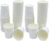 Sunrise Packaging 100 x 7oz White Paper Cups Hot Cold Biodegradable view 1