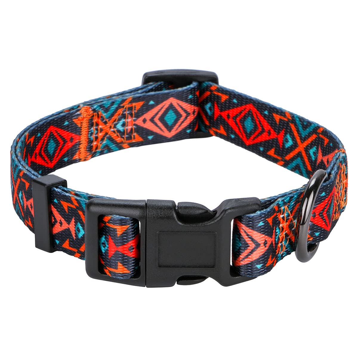 Rhea Rose Tribal Dog Collar Aztec Pattern Adjustable Collars Small — image 1