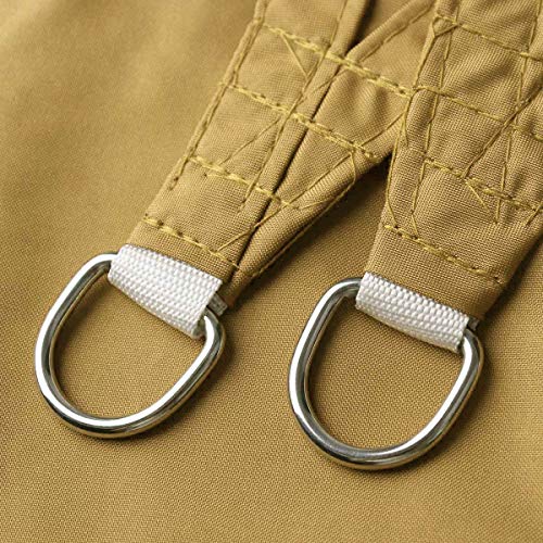 Moboo Sonnensegel Sonnenschutz Sonnendach Balkon Wetterschutz wasserabweisend Winddicht PES 420D 96% UV-Schutz für… – Bild 7